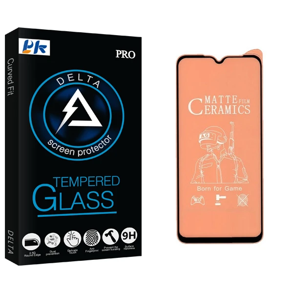 محافظ صفحه نمایش سرامیکی پی کی مدل Delta Glass مناسب برای گوشی موبایل شیائومی Redmi Note 8 Pro