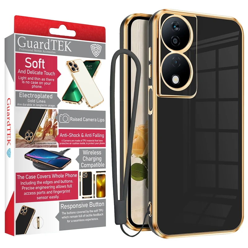 کاور گاردتک اساک مدل Myca2 Strap مناسب برای گوشی موبایل Honor X7B به همراه بندآویز