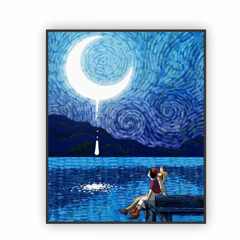 تابلو دکوراتیو طرح ونگوگ کد 140315