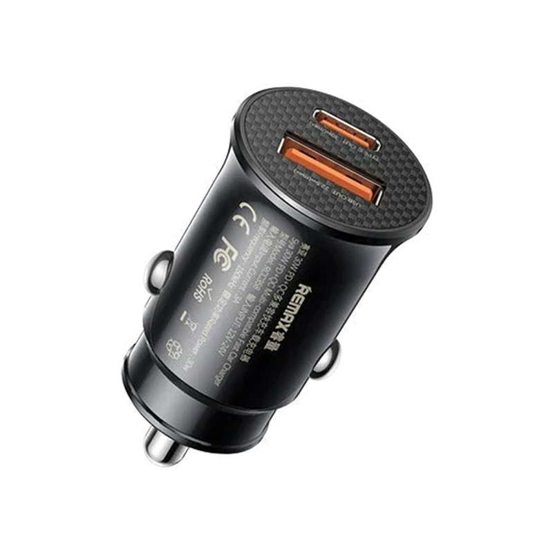 شارژر فندکی 30 وات ریمکس مدل RCC358-30W-PD+QC شارژر فندکی 30 وات ریمکس مدل RCC358-30W-PD+QC