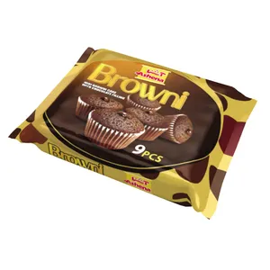 کیک مینی براونی با مغزی شکلاتی آشنا بسته 9 عددی