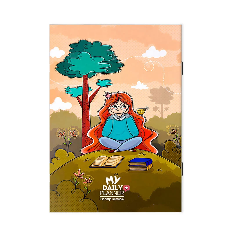 دفتر برنامه ریزی 40 برگ آی چاپ طرح دخترانه کد 152