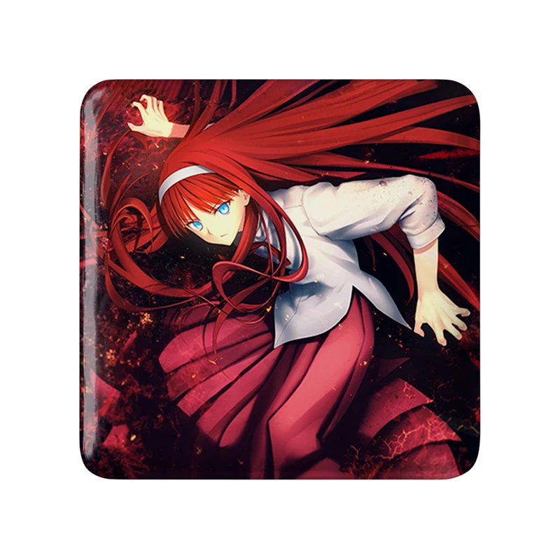 مگنت خندالو طرح بازی تسوکی هیمه‌ (Tsukihime) مدل مربعی کد 34516