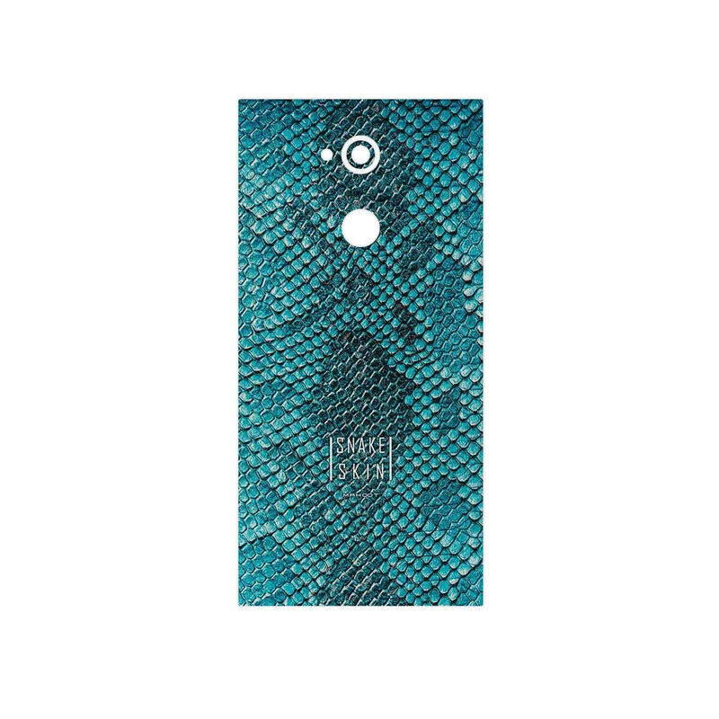 برچسب پوششی ماهوت مدل Blue Snake Skin مناسب برای گوشی موبایل سونی Xperia XA2 Ultra