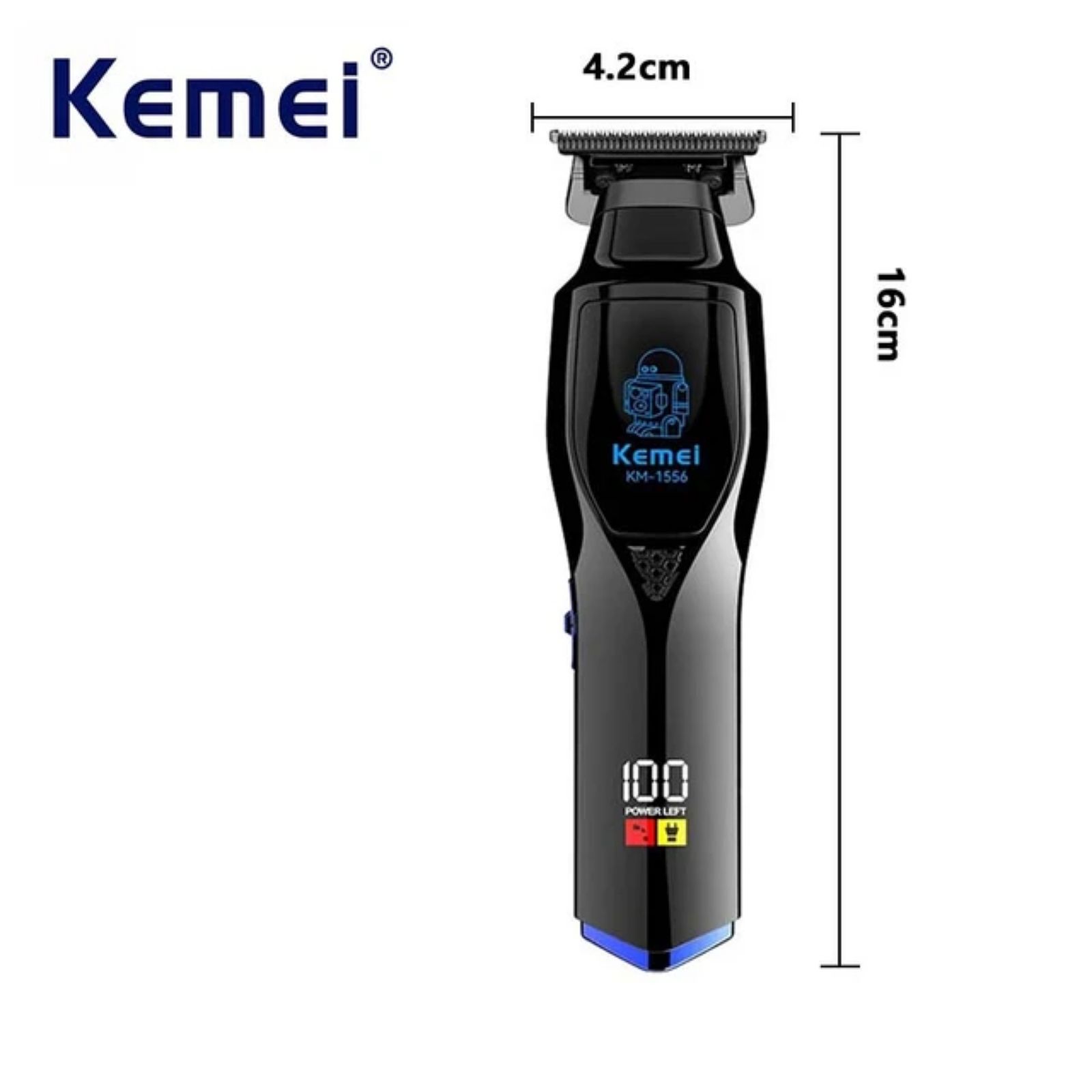 ماشین اصلاح موی سر و صورت کیمی مدل KM-1556 -  - 4