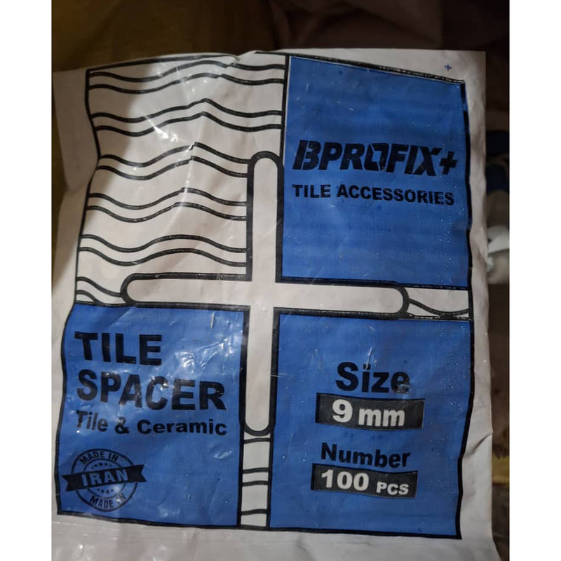 اسپیسر بی پروفیکس پلاس مدل TILESPACER9MM بسته ۱۰۰ عددی