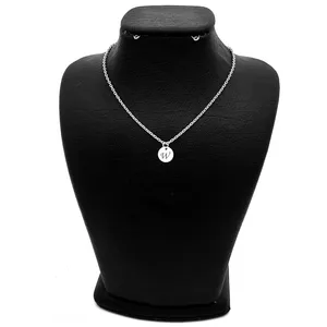 گردنبند نقره زنانه دلی جم مدل دایره W