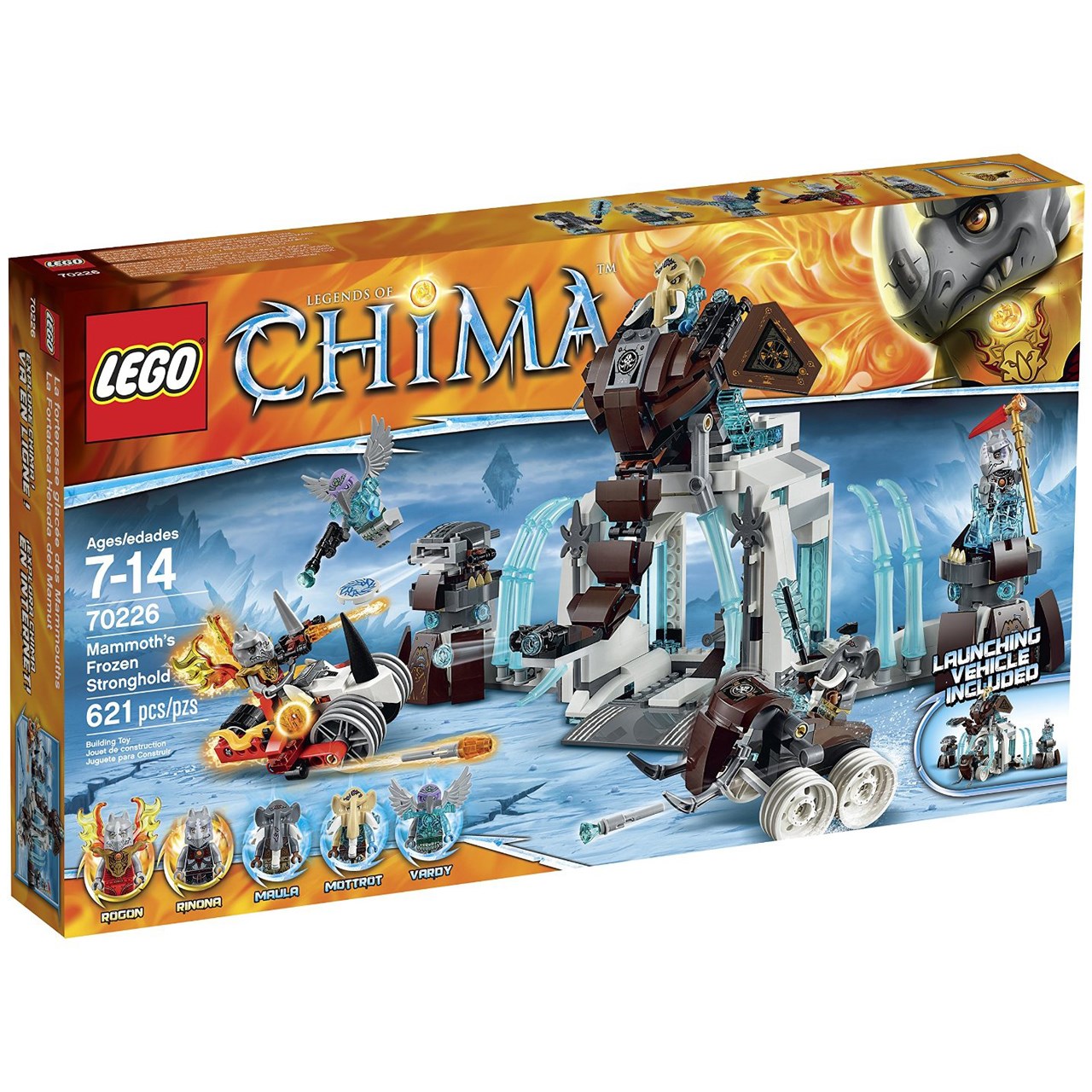 لگو سری Chima مدل Mammoths Frozen Stronghold 70226