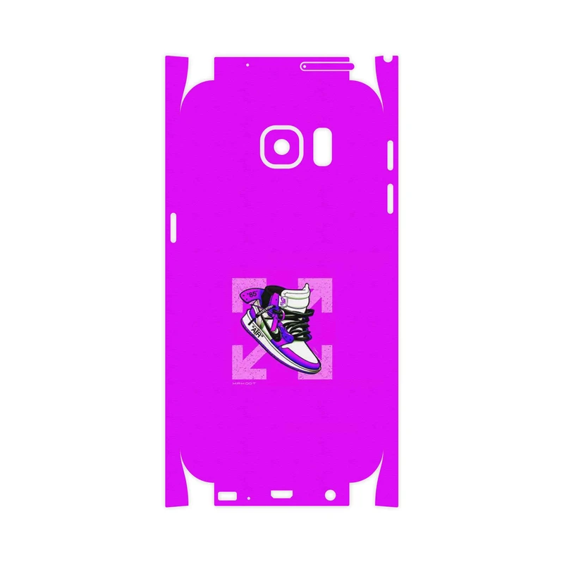 برچسب پوششی ماهوت مدل Nike Air Sneaker Digital Art-FullSkin مناسب برای گوشی موبایل سامسونگ Galaxy S7