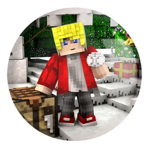 پیکسل خندالو طرح بازی ماینکرافت Minecraft کد 23240 مدل بزرگ