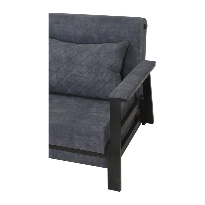 عکس شماره 5 : مبل تختخواب شو 1 تکه 2 نفره اورنگ مدل زیرهم رو دسته فلزی