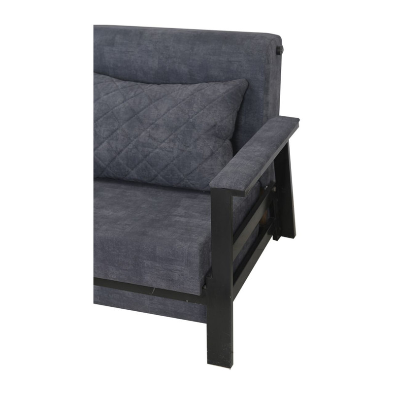 مبل تختخواب شو 2 نفره اورنگ مدل زیرهم رو دسته فلزی