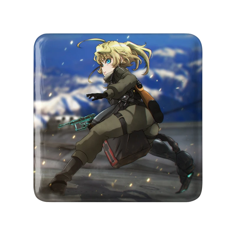 پیکسل خندالو طرح تانیا انیمه یوجو سنکی مدل مربعی کد 34641