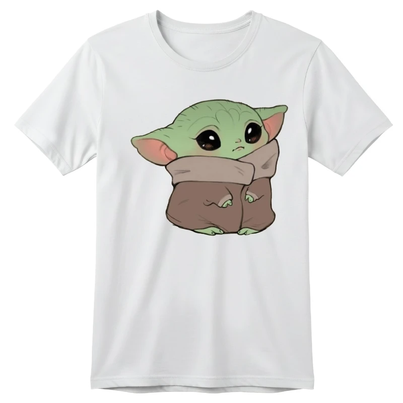 تی‌شرت آستین کوتاه بچگانه مدل بیبی یودا کد p1 