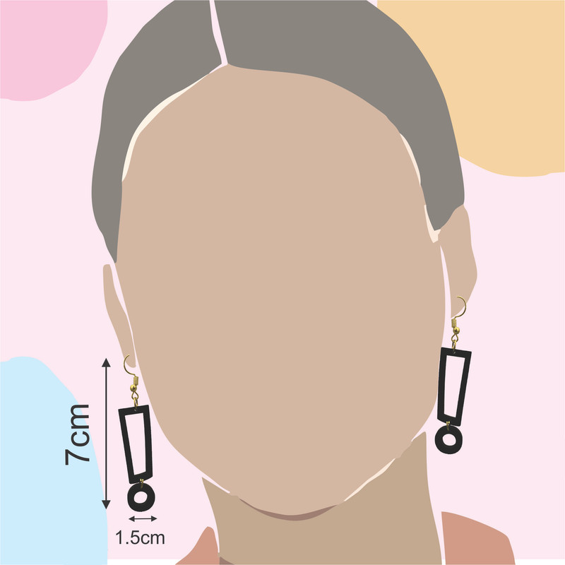 گوشواره زنانه هانستو مدل E2-060 مجموعه 2 عددی