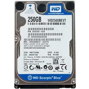 هارددیسک اینترنال وسترن دیجیتال مدل WD2500BEVT ظرفیت 250 گیگابایت