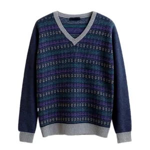 پلیور یقه گرد مردانه مدل Brontie 