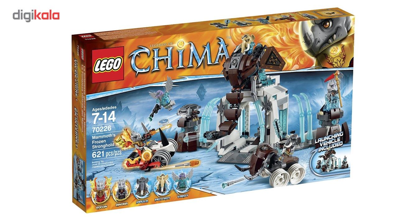 لگو سری Chima مدل Mammoths Frozen Stronghold 70226