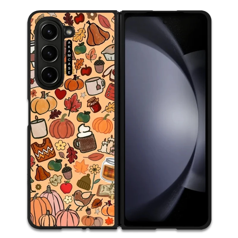 کاور آکام مدل AMC-WSGZFOLD5-PUMPKIN-13 مناسب برای گوشی موبایل سامسونگ Galaxy Z Fold 5
