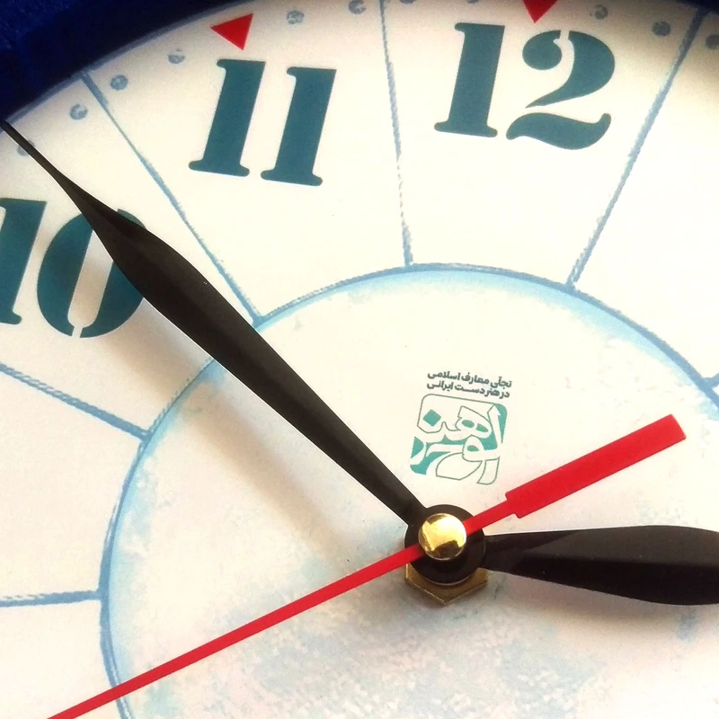 عکس شماره 6 : ساعت دیواری لوح هنر طرح آیه و ان یکاد کد 166