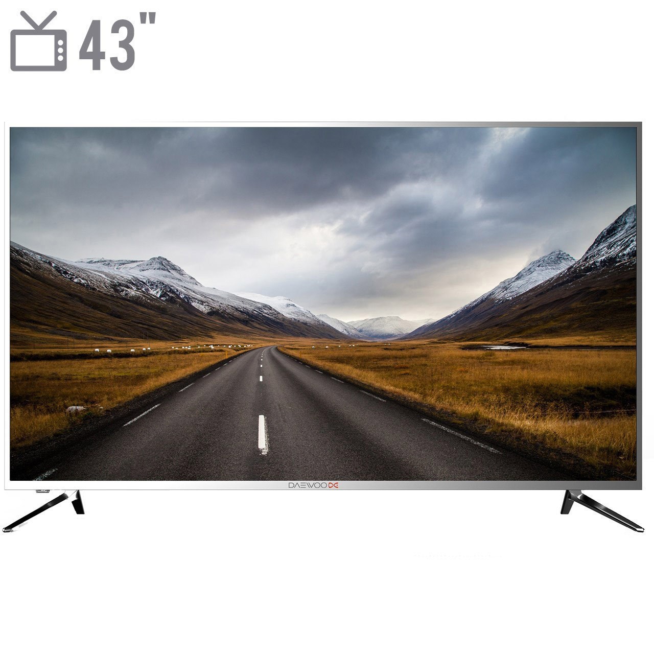 تلویزیون ال ای دی هوشمند دوو مدل DLE-43H5100-DPB سایز 43 اینچ