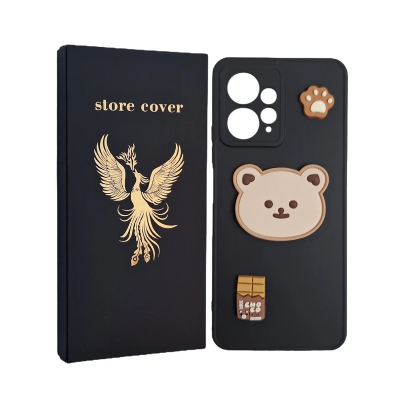 کاور استور کاور طرح عروسک برجسته مدل note12 مناسب برای گوشی موبایل شیائومی Redmi Note 12 4G