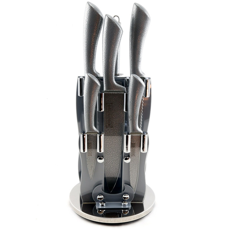 ست چاقوی آشپزخانه 8 پارچه رویالتی لاین مدل RL KSS8