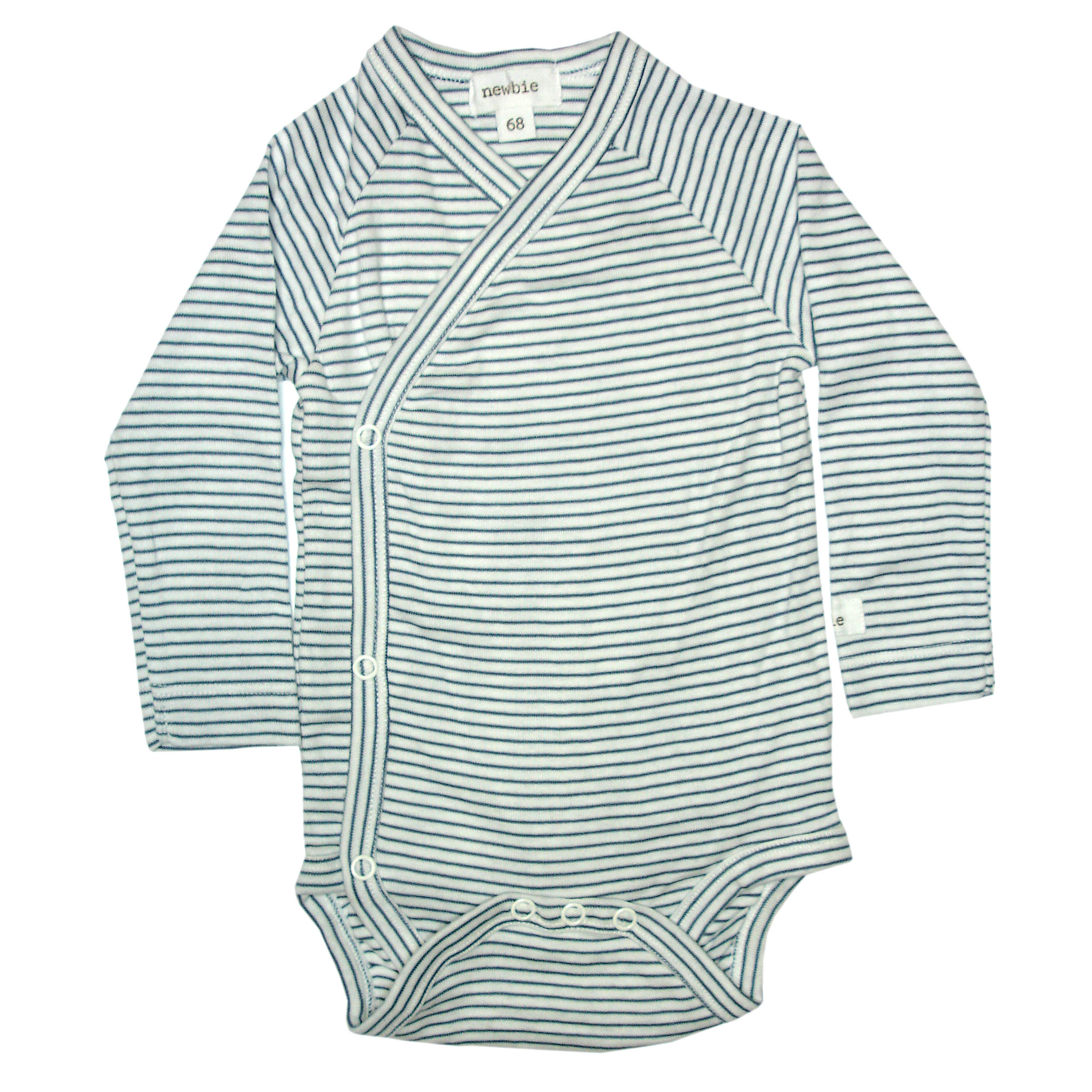 بادی آستین بلند نوزادی مدل راه راه