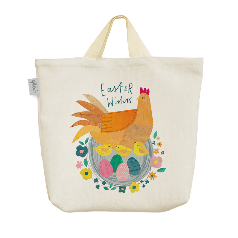 ساک خرید خندالو مدل مرغ و جوجه کد H1089