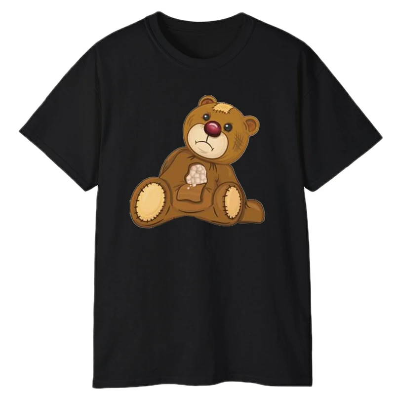 تی‌شرت آستین کوتاه مردانه پاد آفرین مدل خرسی کهنه