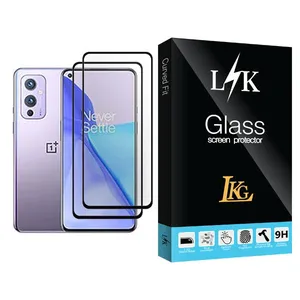 LKG LK Glass MIX002 Screen Protector For OnePlus 9 Pack Of 2