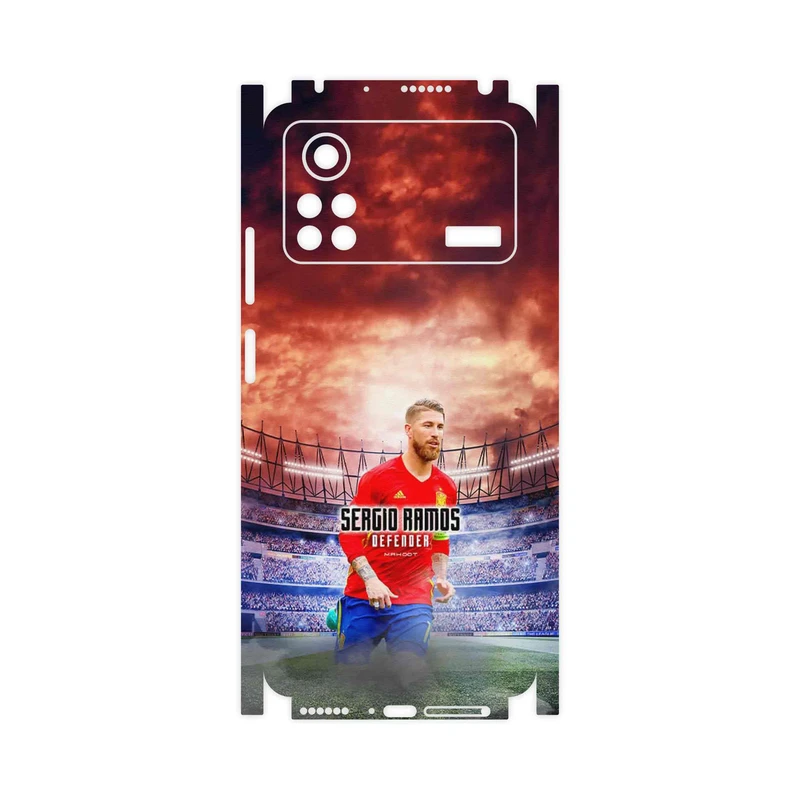 برچسب پوششی ماهوت مدل Sergio Ramos-FullSkin مناسب برای گوشی موبایل شیائومی Poco X4 Pro 5G
