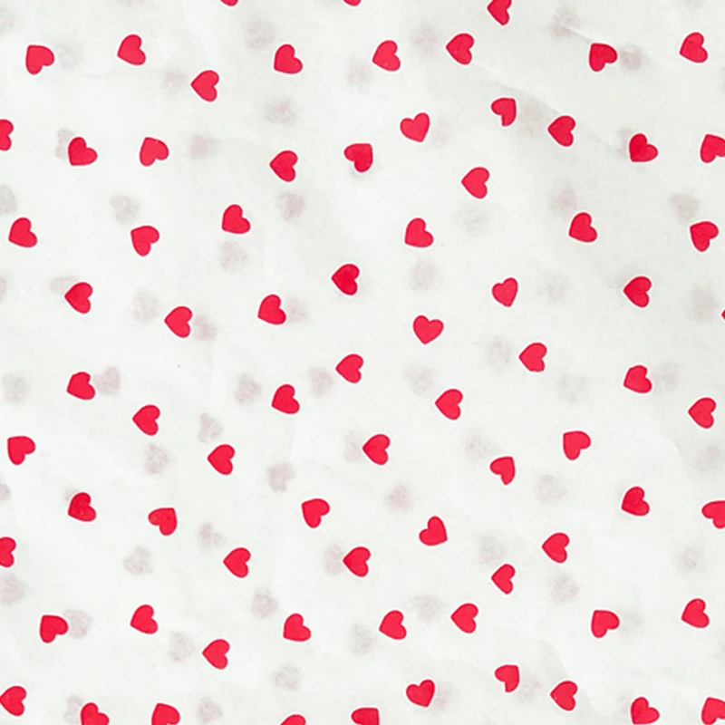 کاغذ پوستی مدل قلب کد 50a سایز 70×50 سانتی متر مجموعه 50 عددی