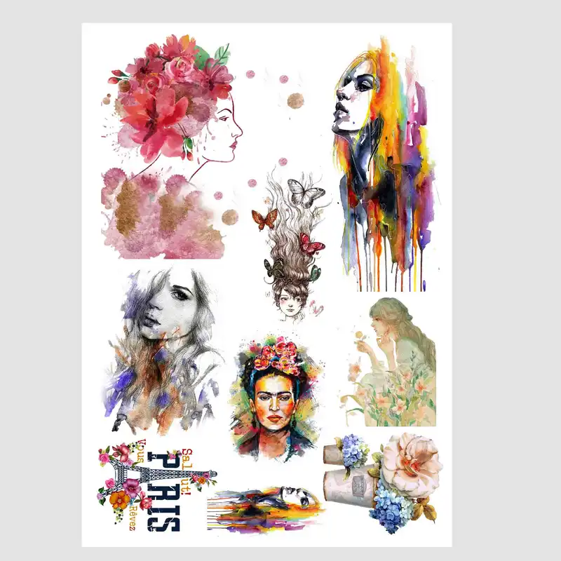 برچسب ترنسفر مدل بانوی-ابرنگی