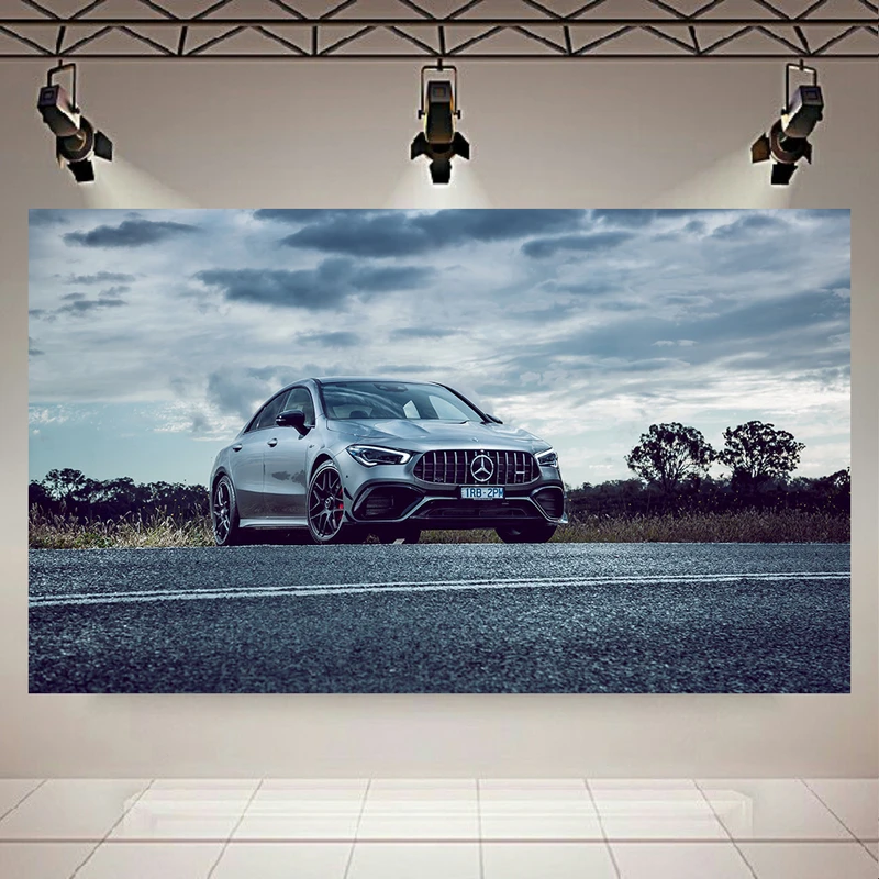 تابلو بوم طرح بنز مدل Mercedes-AMG CLA 45 S 4M4TIC Aerodynamic Package کد AR2934