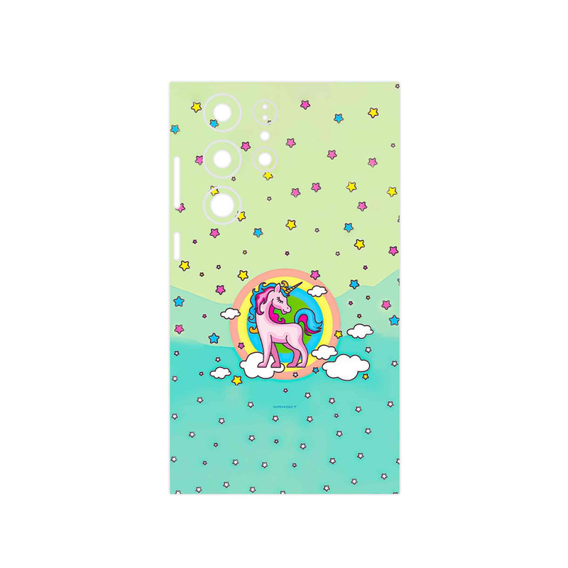 برچسب پوششی ماهوت مدل Rainbow unicorn adventure مناسب برای گوشی موبایل سامسونگ Galaxy S23 Ultra