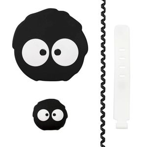 محافظ شارژر دیواری طرح هپل مدل 67 / 120 Watt به همراه محافظ کابل مجموعه ۴ عددی