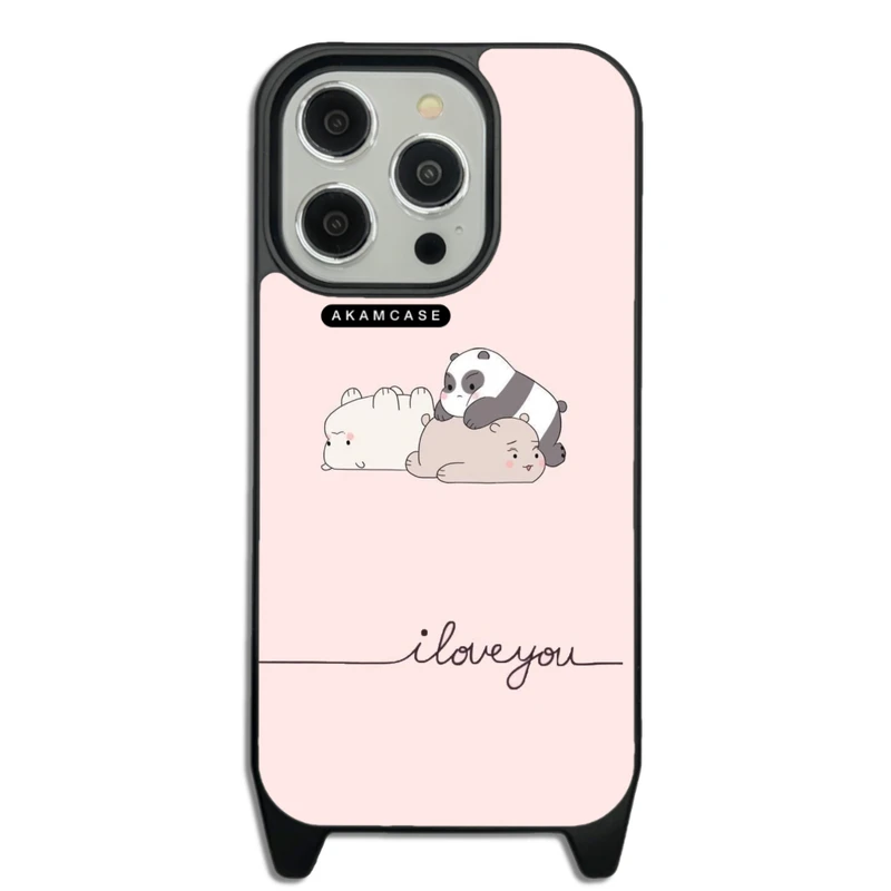 کاور آکام مدل AMCWLA15PRO-BARE BEAR12 مناسب برای گوشی موبایل اپل iPhone 15 Pro