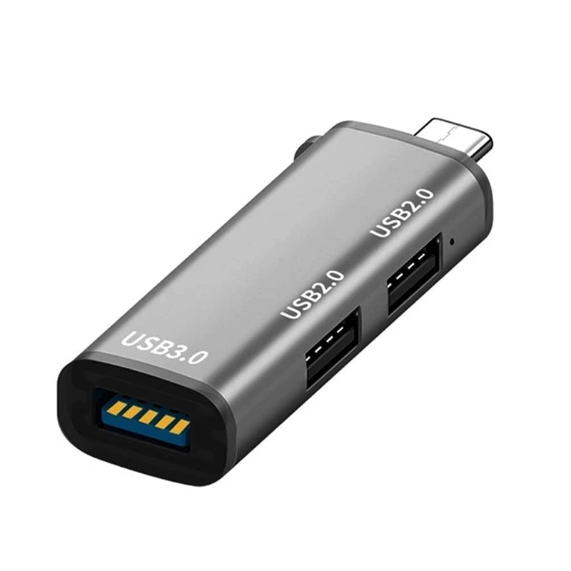 هاب 3 پورت USB-C/USB3.0 مجنتیک مدل ADS-302C