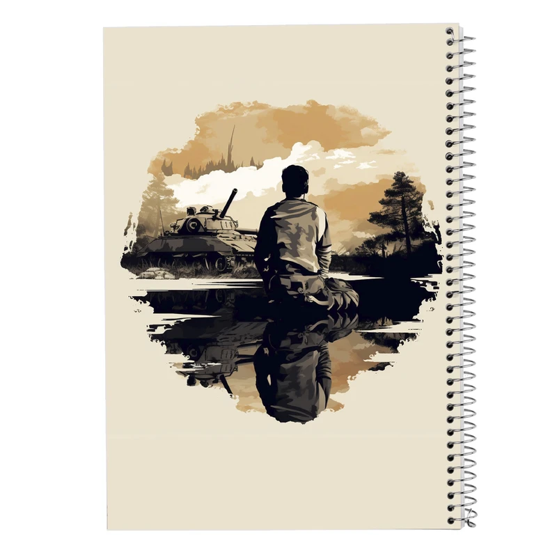 دفتر ژورنال نویسی 50 برگ مدوپد مدل نقطه ای طرح تایتان Titan کد DF11898