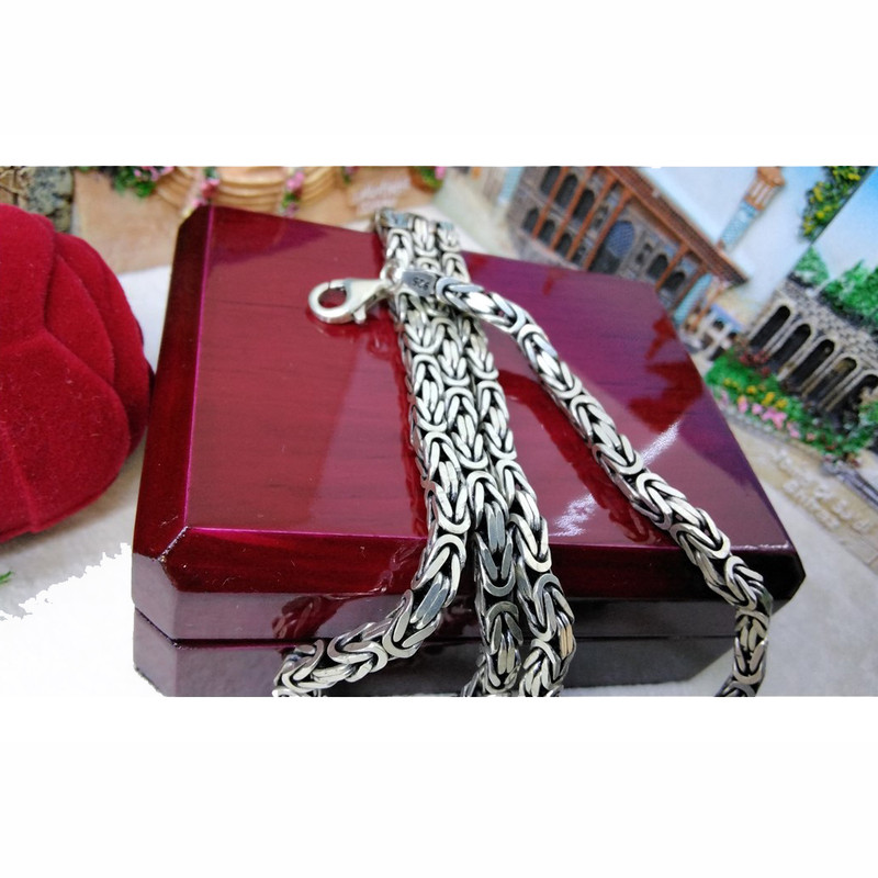 زنجیر نقره مردانه مدل gol-2087 زنجیر نقره مردانه مدل gol-2087