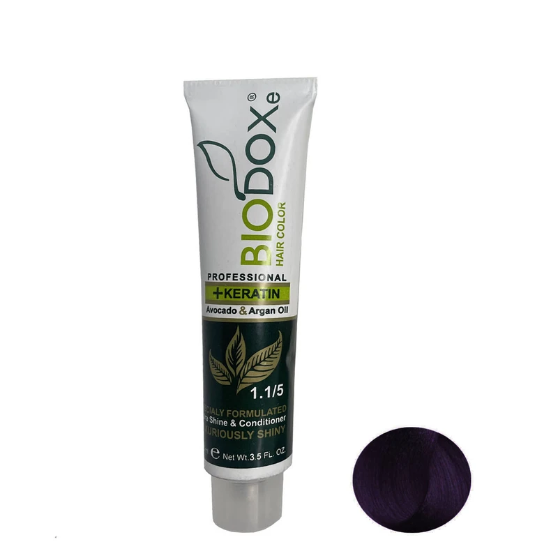 رنگ مو بیوداکس شماره V2 حجم 125 میلی لیتر رنگ شرابی تیره 