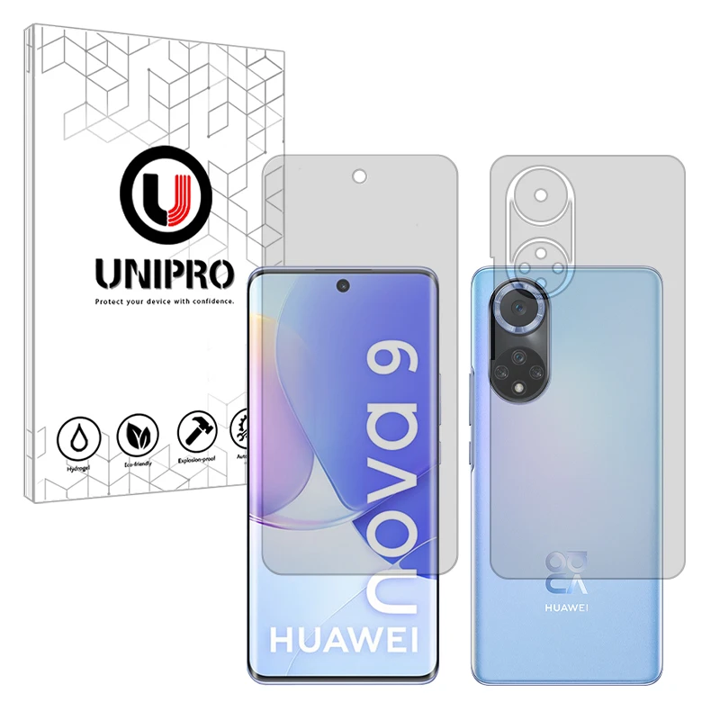 محافظ صفحه نمایش مات یونی پرو مدل Star 5 مناسب برای گوشی موبایل هوآوی Nova 9 به همراه محافظ پشت گوشی موبایل 