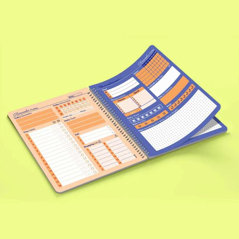 عکس شماره 8 : دفتر برنامه ریزی 75 برگ مستر راد مدل پلنر روزانه کد 1617