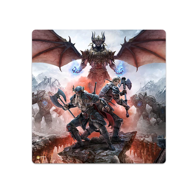 ماوس پد هومرو مدل NX548 طرح بازی The Elder Scrolls سایز 40x40 سانتی‌متر