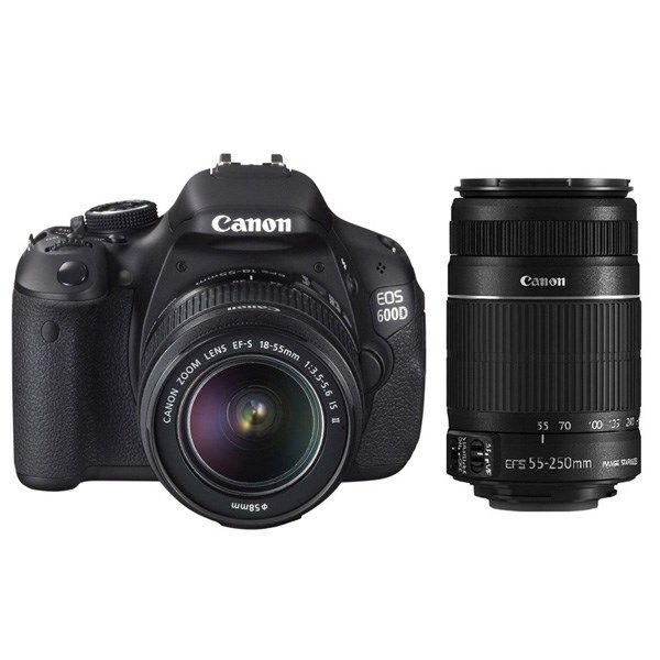 دوربین دیجیتال کانن ای او اس 600 دی (کیت 2 لنز 18-55 و 55-250) دوربین دیجیتال کانن ای او اس 600 دی (کیت 2 لنز 18-55 و 55-250)