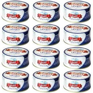 کنسرو ماهی نیزه ماهی (پیکادو) در روغن گیاهی گلدل - 180 گرم بسته 12 عددی