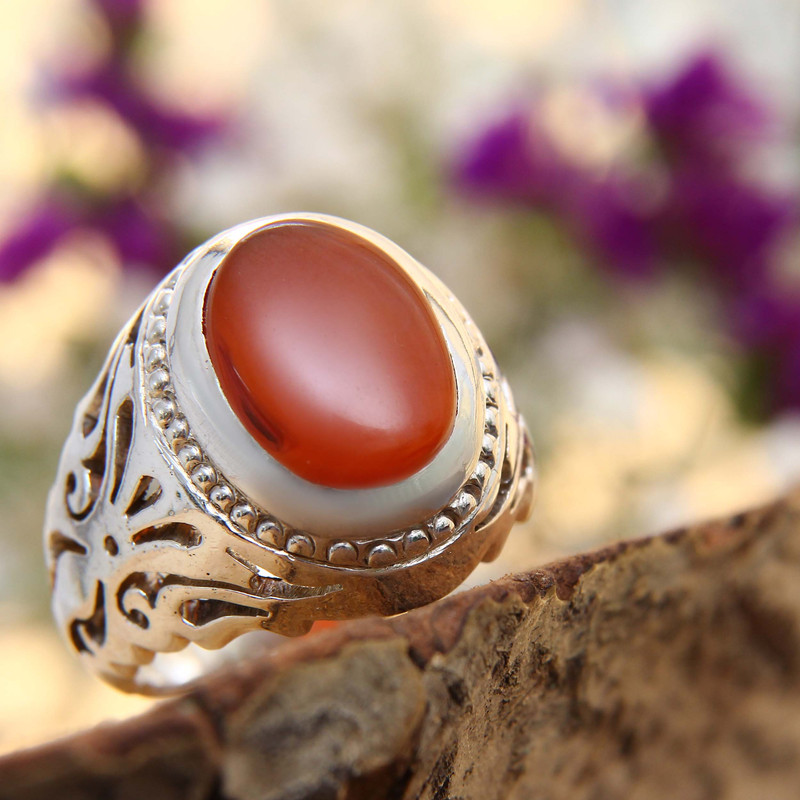 انگشتر نقره مردانه بازرگانی میلادی مدل عقیق یمنی رکاب دست استاد کد AM_1230 انگشتر نقره مردانه بازرگانی میلادی مدل عقیق یمنی رکاب دست استاد کد AM_1230