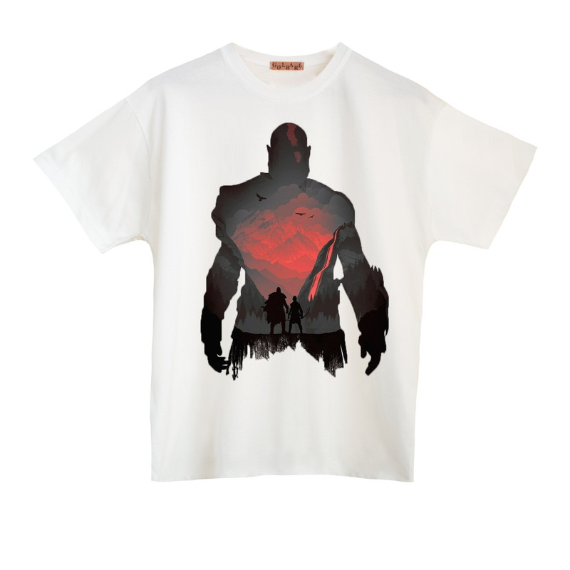 تی شرت آستین کوتاه مردانه مدل god of war