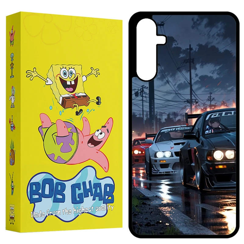 کاور باب قاب طرح ماشین مدل BCPA24 مناسب برای گوشی موبایل سامسونگ Galaxy A24 4G